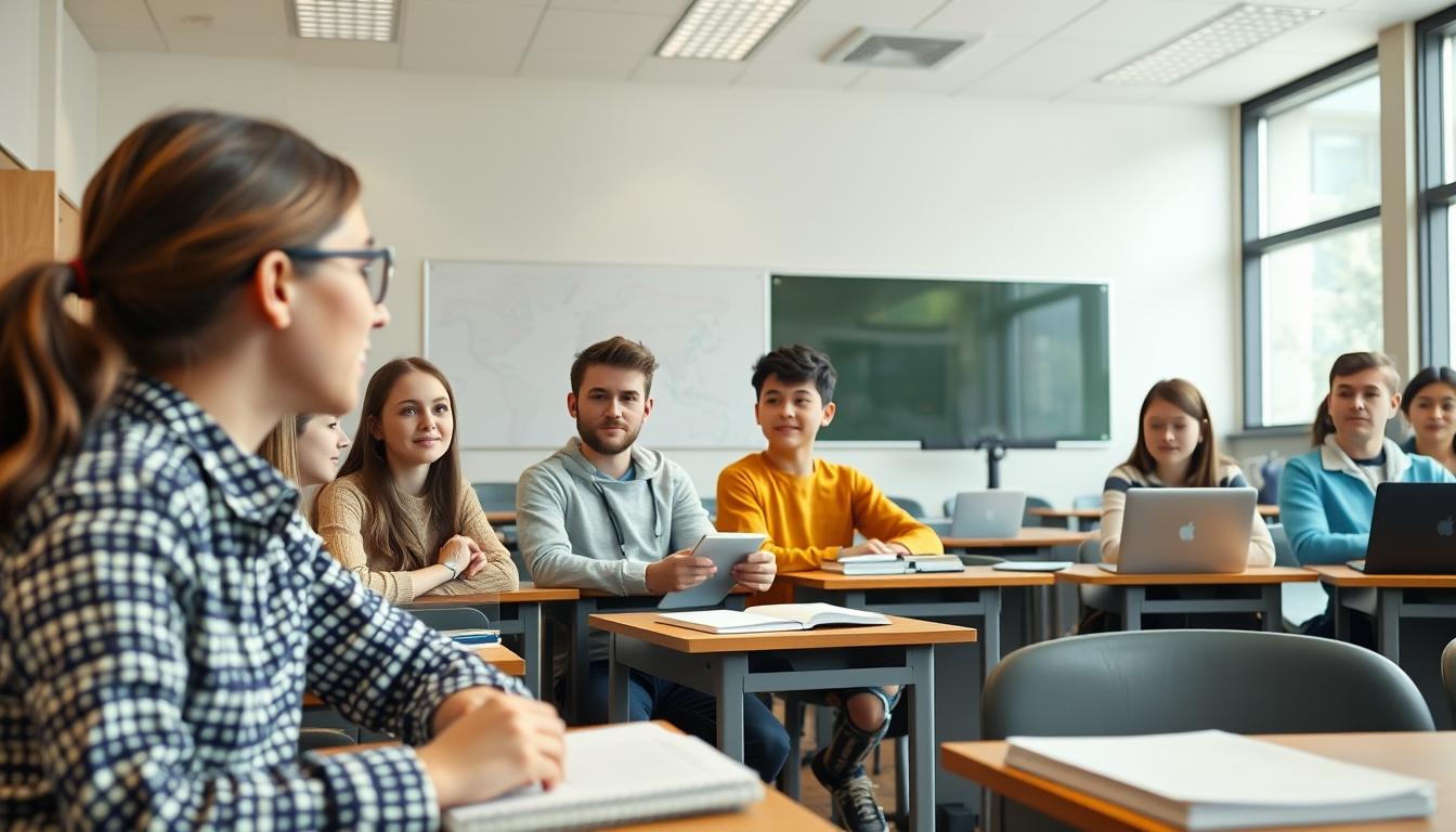 Students collaborating in study space