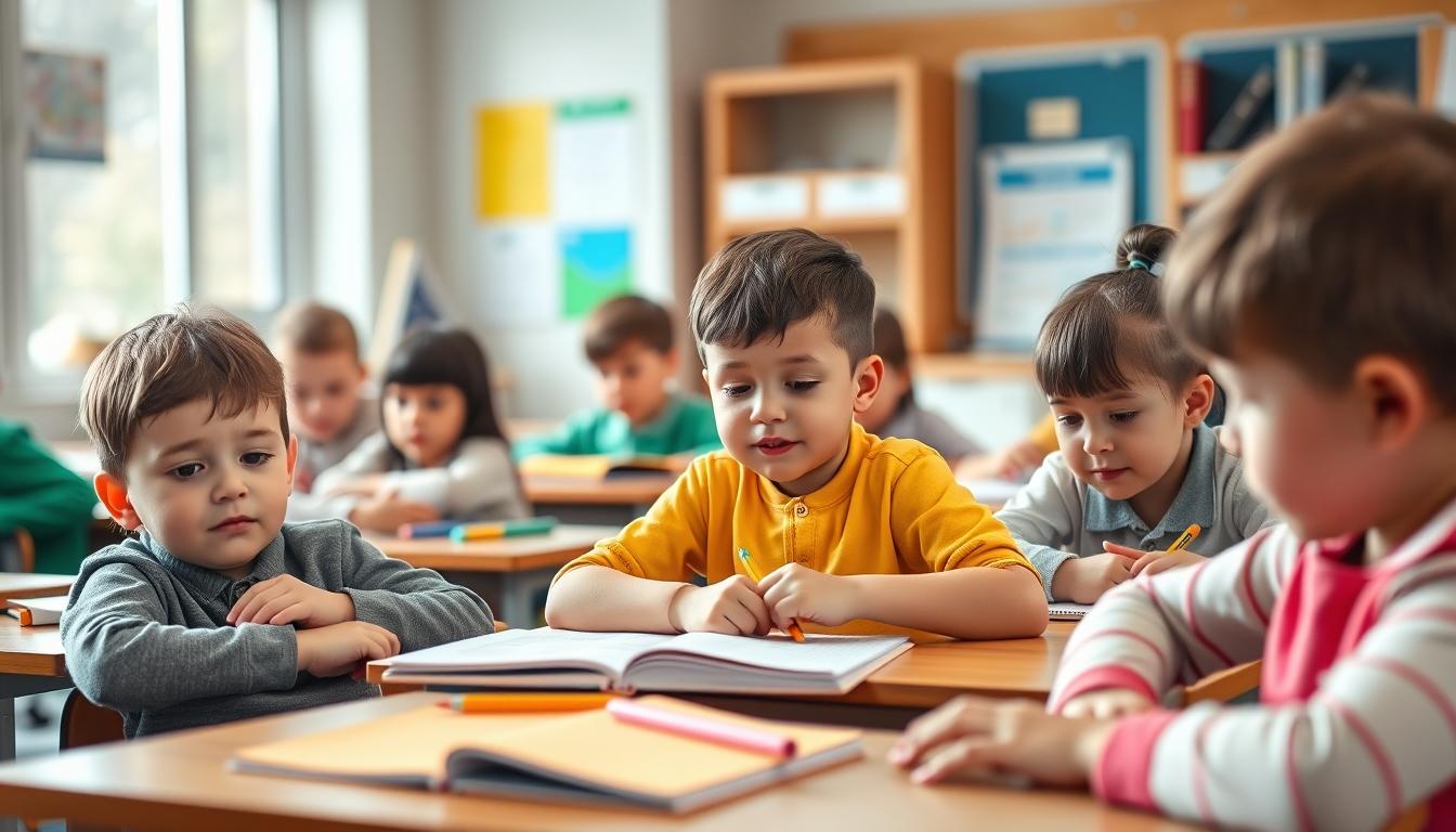 Students working in research laboratory